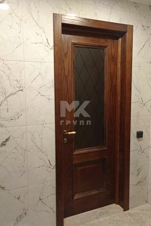 Сити ДОРС ПО Бристоль. Сити ДОРС ПО Бристоль, цвет Дуб мореный. Стекло матовое бронза