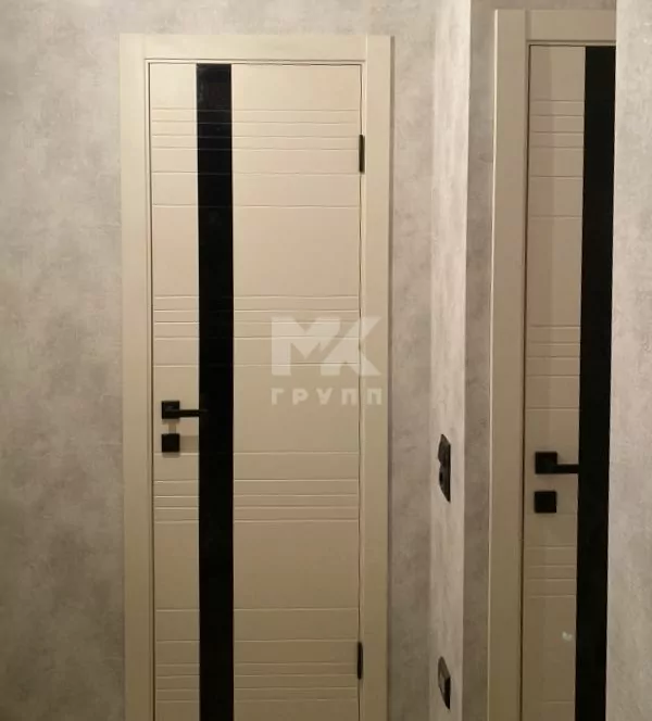 Лорд: Альфа Z1. Лорд: Альфа Z1, цвет кашемир молочный Стекло: Лакобель черное.