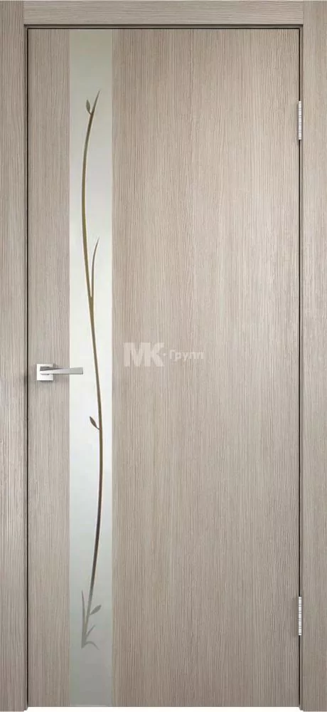 Межкомнатная дверь ПО SMART Z1 Зеркало веточки