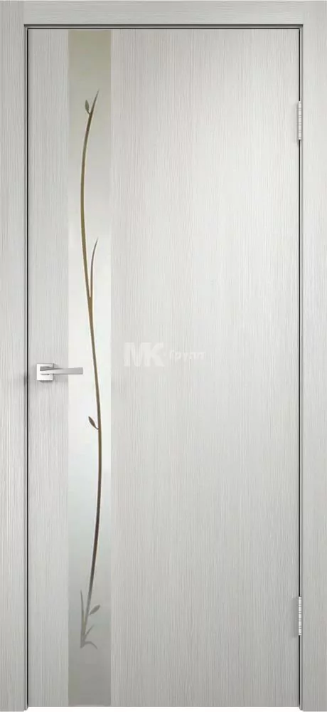 Межкомнатная дверь ПО SMART Z1 Зеркало веточки