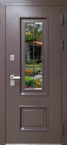 МКМ Люкс 3 Стеклопакет ТЕРМО (Букле шоколад)