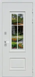 МКМ Люкс 3 Стеклопакет ТЕРМО (Шагрень белая)