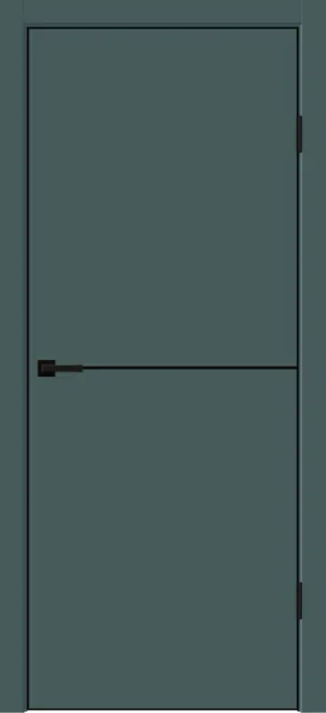 Межкомнатная дверь ПГ TECHNO FH1 BLACK EMALUX Межкомнатная дверь ПГ TECHNO FH1 BLACK EMALUX