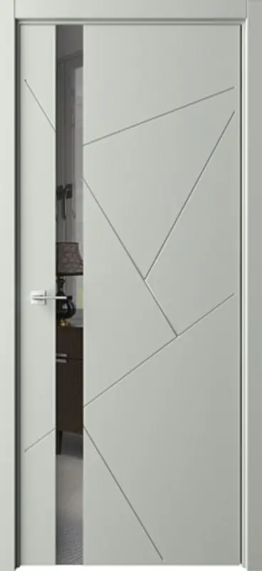 Межкомнатная дверь ПО Геометрия-6 (Зеркало) Межкомнатная дверь ПО Геометрия-6 (Зеркало)